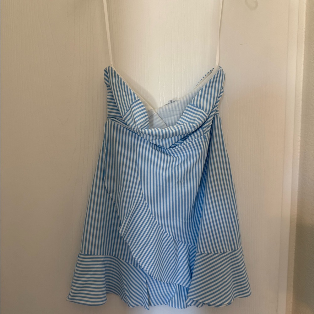 Blue Striped Dress
